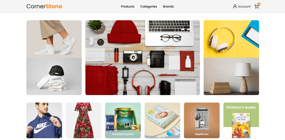 CornerStone - Ecommerce Shop